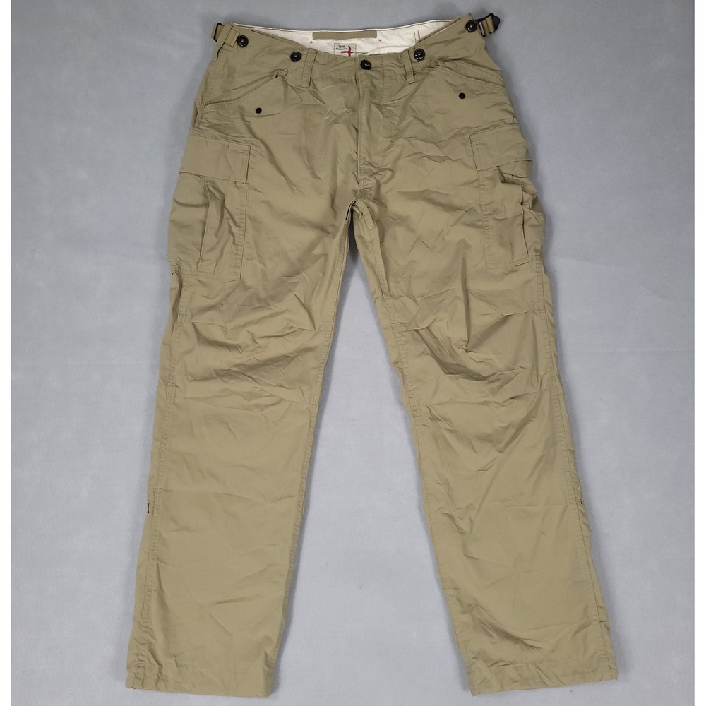 Relwen Cargo Pants Men's 34x32 Tan Utility Straight Cotton Nylon RN 121082